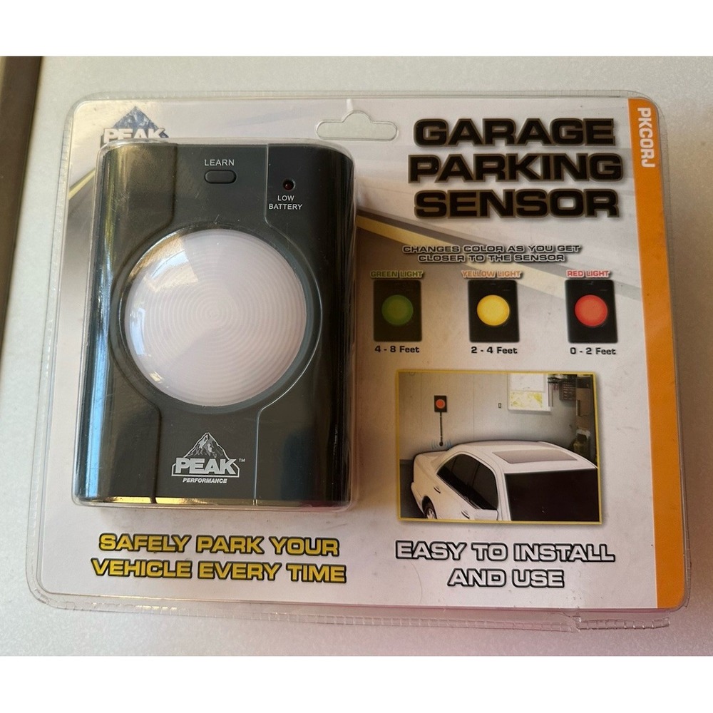 New Factory Sealed Peak Garage Parking Sensor PKCORJ‎ kit with Sensor and Light